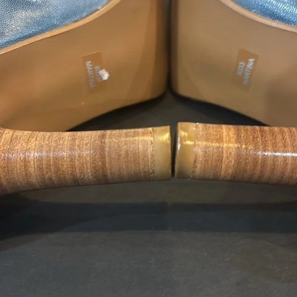 Vintage Diba “Martina” Patchwork Leather Boots Women’s Size 10 |  Pointed Toe - Picture 7 of 11